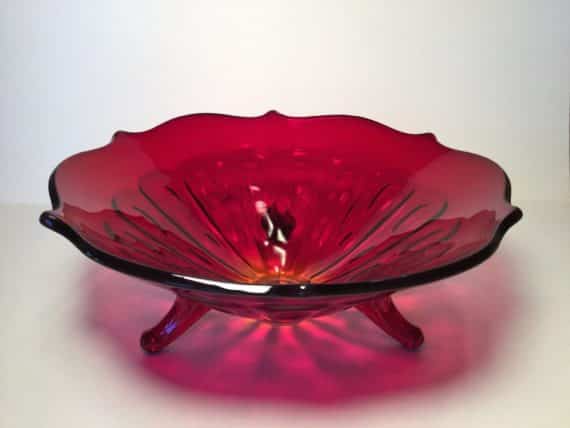 fenton-ruby-red-glass-candy-dish-with-amber-center-footed-bowl