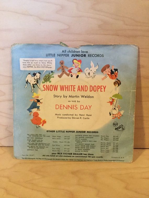 rca-victor-45-disney-snow-white-dopey-as-told-by-dennis-day-1952