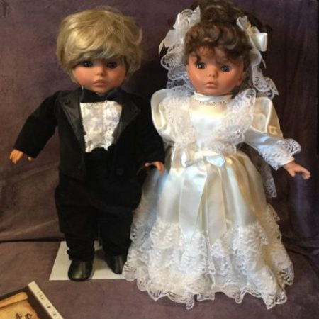 Lissi Doll Mihaell Groom and Julchen Bride Limited Edition Set