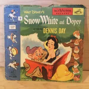 RCA Victor 45 Disney Snow White & Dopey as told by Dennis Day 1952