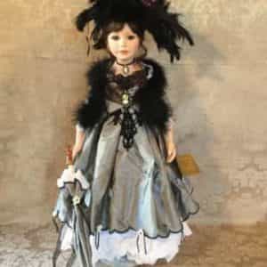 Thelma Resch Annabelle Porcelain Doll Danbury Mint