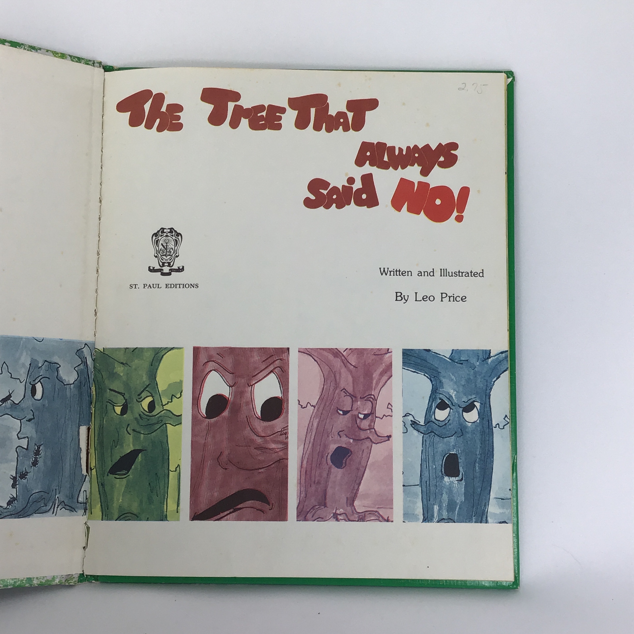 the-tree-that-always-said-no-by-leo-price-1977-childrens-book