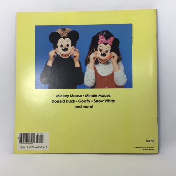 the-disney-book-of-masks-mickey-minnie-mouse-donald-daisy-duck-goofy-pluto-dopey-pinocchio-snow-white