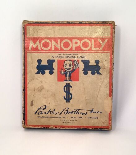 Parker Brothers Monopoly Game Only 1946 to 1951 Incomplete 2026082