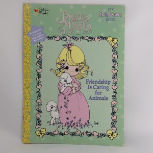 Precious Moments Children’s Coloring Book Friendship is Caring for Animals 1997