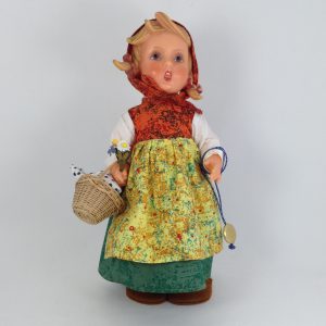 Goebel MI Hummel Girl With Bundle Vinyl Doll