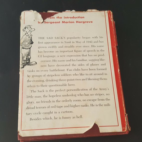 the-sad-sack-by-sgt-george-baker-1944-hardcover-wwii-army-comic-4th-printing