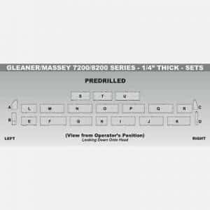 35' Gleaner/Massey 7200 Skid Shoe Set - 83514