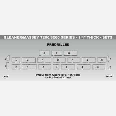 35' Gleaner/Massey 7200 Skid Shoe Set - 83514