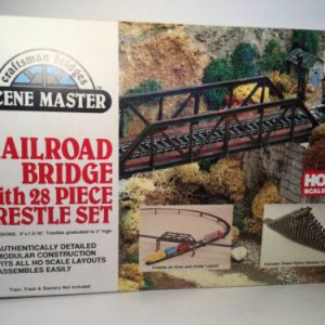 Life-Like Over Under Layout Model Railroad Bridge & Graduated Trestle Kit