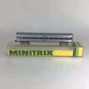 Minitrix 13053 N Scale 72’ Passenger Car 3339 Amtrak