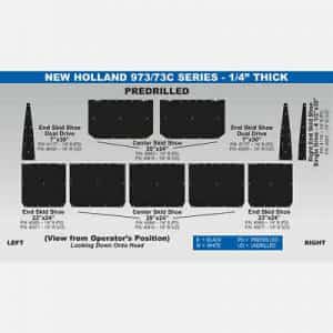 New Holland 73C - 1/4" Skid Shoe - 23"x 24" - 40885-2