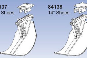 Stalk Stomper Kits 2 Row – 14" Shoe – Case IH 2200/2400/3200/3400 QD2 (Pair)