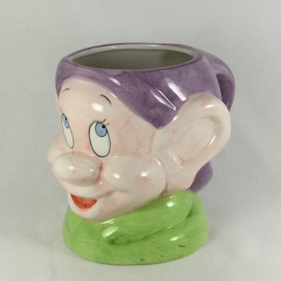 Disney Dopey Ceramic Character Mug Snow White Seven Dwarfs
