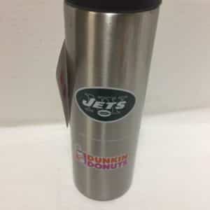 Dunkin Donuts New York Jets 16 Oz Sports Tumbler Insulated NFL Football