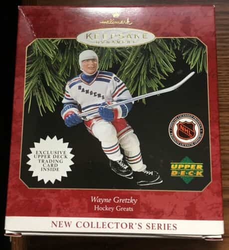 Hallmark keepsake ornament NHL Upper Deck Wayne Gretzky 1997 new in box vintage
