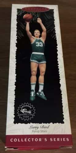 Larry Bird NBA #2 Hoop Stars Boston Celtics Hallmark Keepsake Ornament MIB 1996