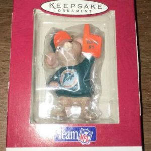 Miami Dolphins Hallmark Keepsake Ornament NFL Collection Team 1996 NIB