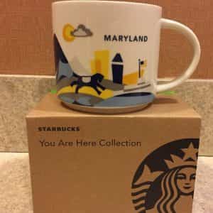 New Starbucks Maryland Coffee Mug You are Here Collection YAH
