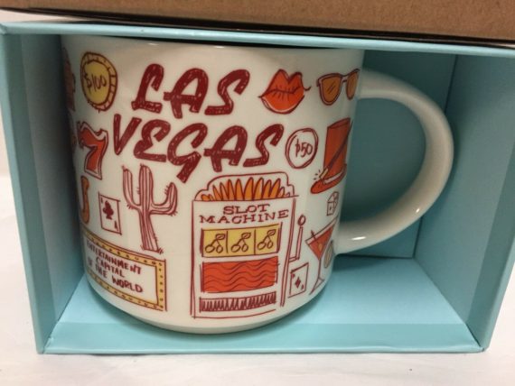 Starbucks Been There Las Vegas Coffee Mug Been Slot Machine Chips Dice New