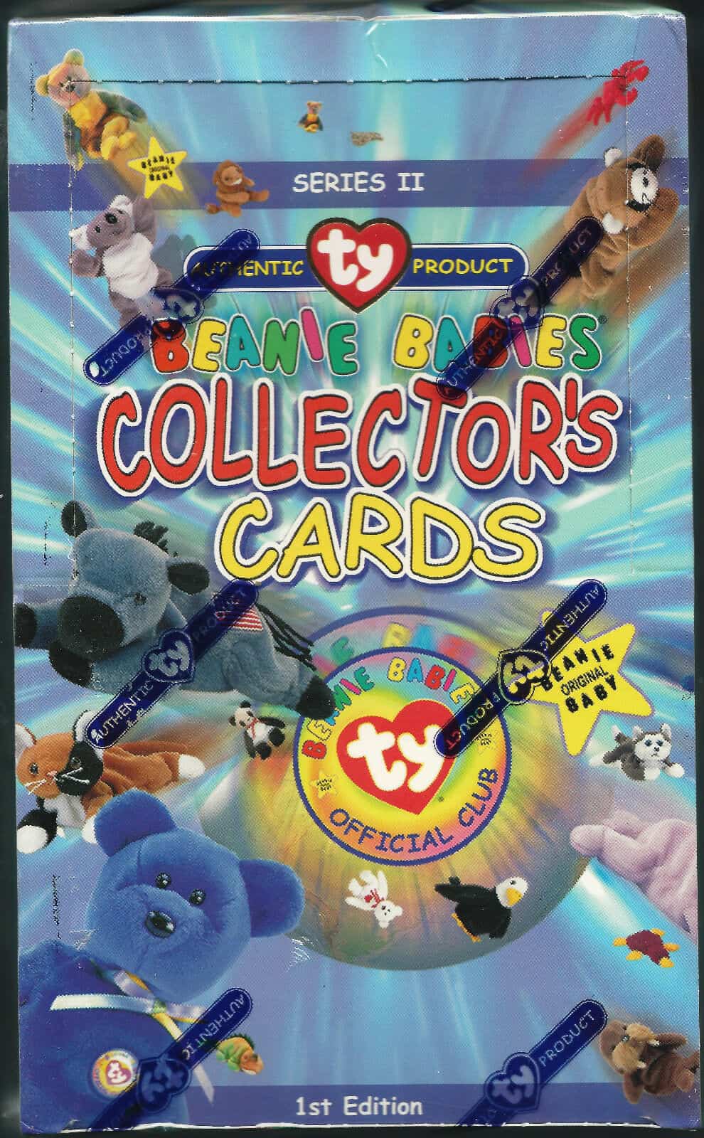 Authentic TY Beanie Babies Collector's Cards 1st Ed Series II Sealed Box 1999 