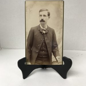 Vintage photo Mustache man