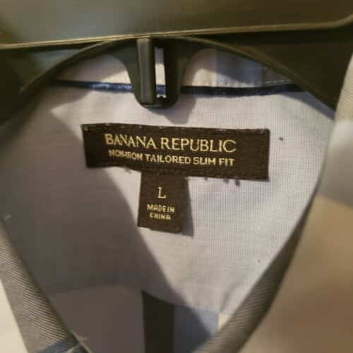 banana-republic-non-iron-slim-fit-tailored-dress-shirt-big-blue-plaid-mens-l