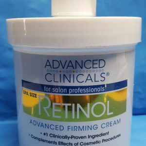 Advanced Clinicals Retinol Cream. Spa Size for Salon Professionals