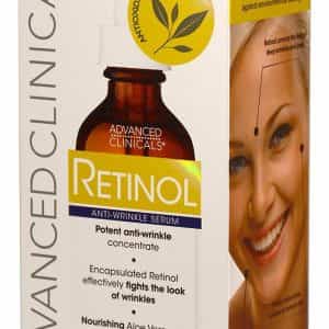 Advanced Clinicals Retinol Serum 1.75 oz. Potent anti-wrinkle Concentrate