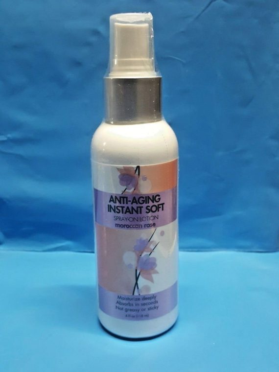 Anti-Aging Instant Soft Spray On Lotion Moroccan Rose 4 fl oz