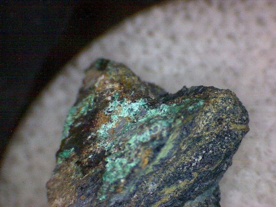 Beautiful Blue Nissonite thumbnail specimen