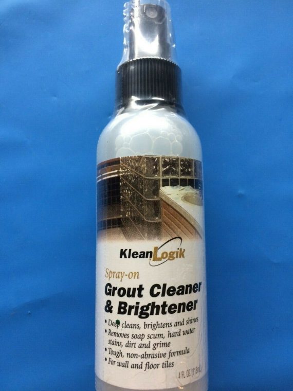 Klean Logik Spray-On Grout Cleaner & Brightener 4 fl oz NEW