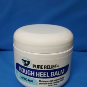 Pure Relief Rough Heel Balm 4oz  Lactic Acid