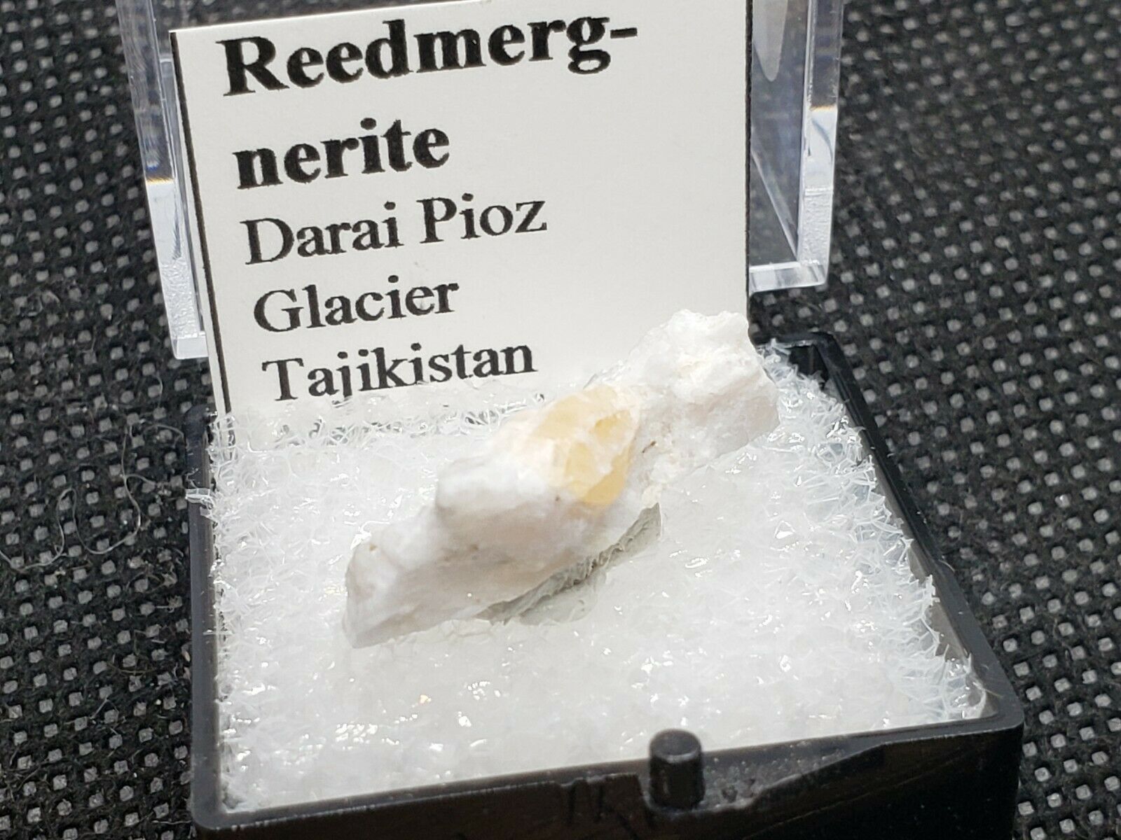 Rare Reedmergnerite specimen