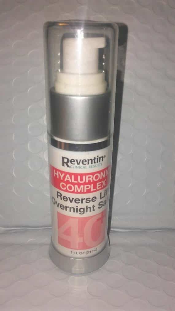 Reventin 40 Plus Hyaluronic Complex Reverse Lift Overnight Sauve 1 oz