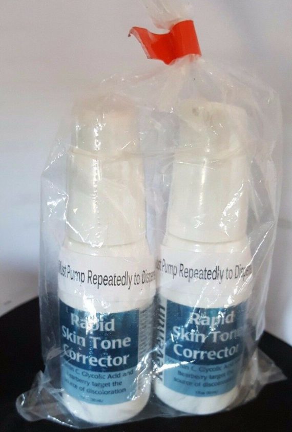 REVENTIN Rapid Skin Tone Corrector Pump 1 oz NEW SET of 2