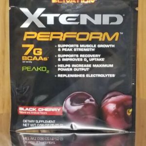 Scivation Xtend Perform 10 Servings Black Cherry with BCAAs PEAKO NEW 03/18