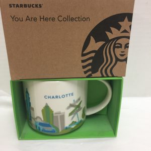 Starbucks Charlotte Coffee Mug Skyline You are Here North Carolina