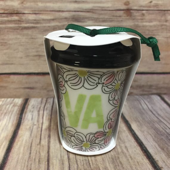 Starbucks Virginia Christmas Ornament To Go Cup Local State Collection