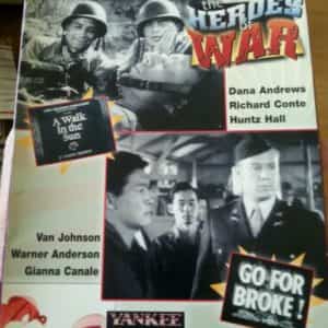 The Heroes of War DOUBLE FEATURE and a Cartoon on DVD