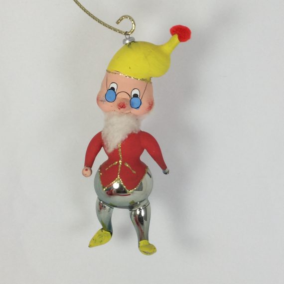 Vintage Doc Dwarf Ornament Italian Blown Glass Snow White and the Seven