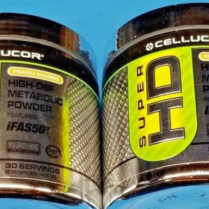 2X Cellucor Super HD G3 High-Def Metabolic Powder Peach Mango 30 serv Fat Burner