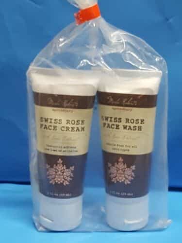 2X Merle Roberts Apothecary Swiss Rose Face Cream & Face Wash 2 fl oz