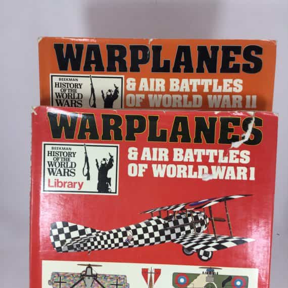Warplanes & Air Battles of WWI & WWII Hardcover Book Set 1973