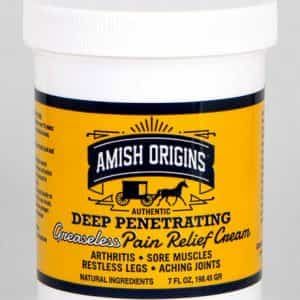 Amish Origins Greaseless Deep Penetrating Pain Relief Cream - 14 Oz