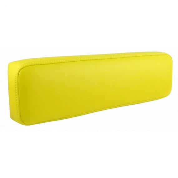 Back Cushion, Yellow Vinyl Cushion