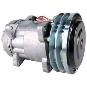 Hesston-Fiat 8250S Windrower Air Conditioning Compressor, w/ Clutch