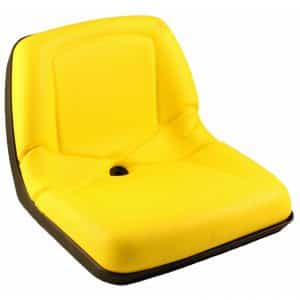 John Deere Bucket Seat, Yellow Vinyl S8301326 Utility Vehicle