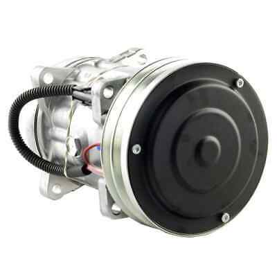 New Idea/Uni 5830 Windrower Air Conditioning Compressor, w/ Clutch