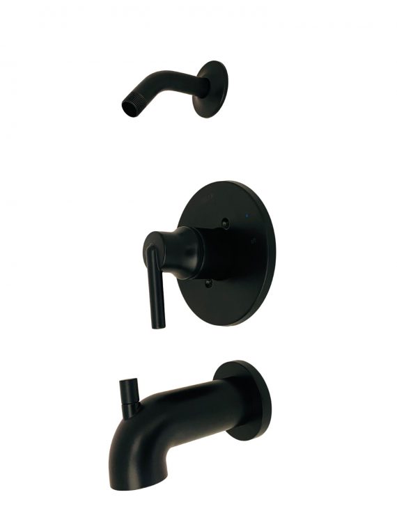 delta-t14459-bllhd-trinsic-1-handle-wall-mount-tub-and-shower-trim-kit-with-h2okinetic-in-matte-black-valve-and-shower-head-not-included